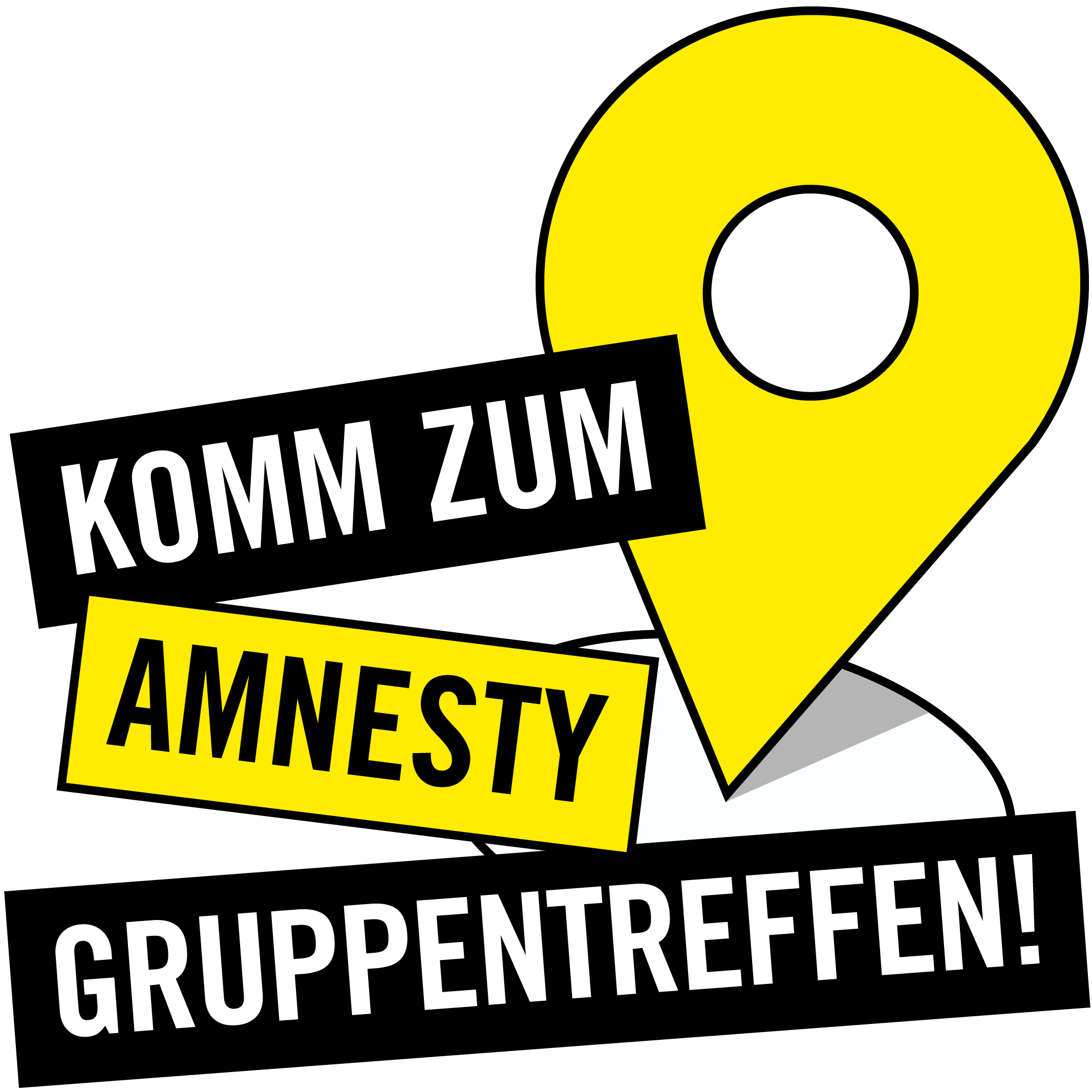 Komm zum  Amnesty Gruppentreffen